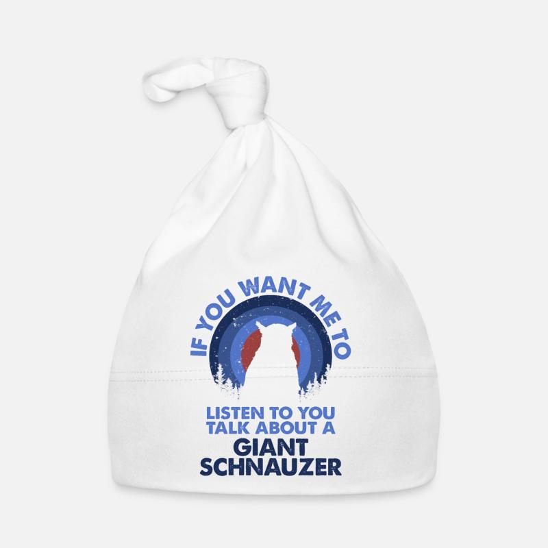 Parlez du chien Schnauzer Géant Bonnet bio Bébé