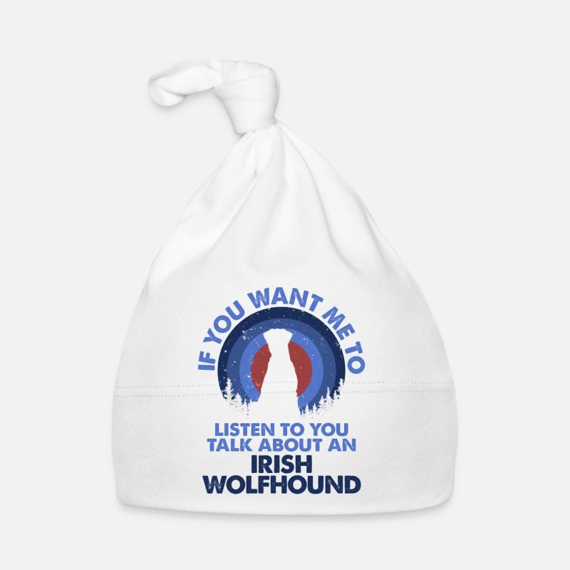 Sprechen Sie Über Den Hund Irish Wolfhound Baby Bio-Mütze