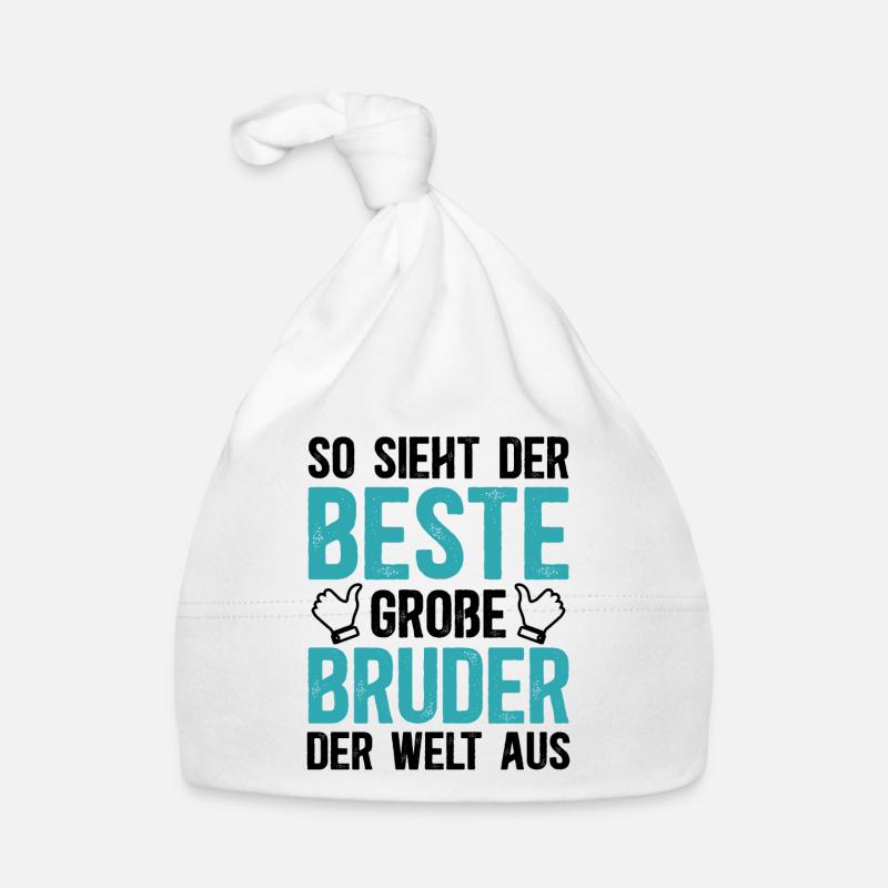 So Sieht Der Beste Große Bruder Der Welt Aus Baby Bio-Mütze