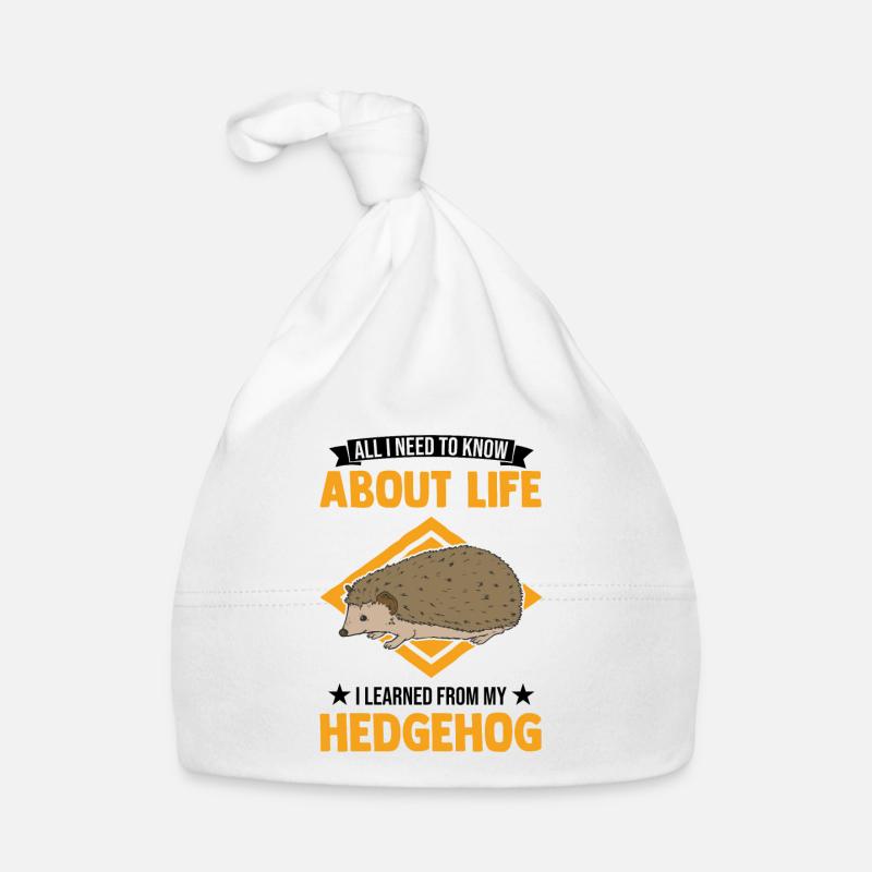 Igel Geschenk Stacheligel Baby Bio-Mütze