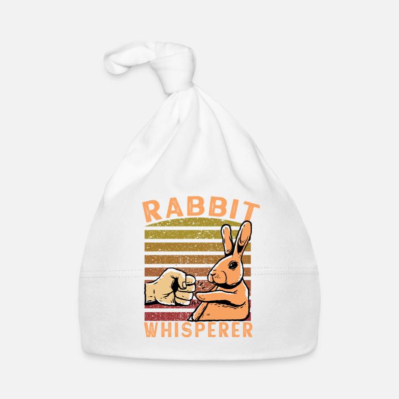 Chuchoteur de lapin Bonnet bio Bébé
