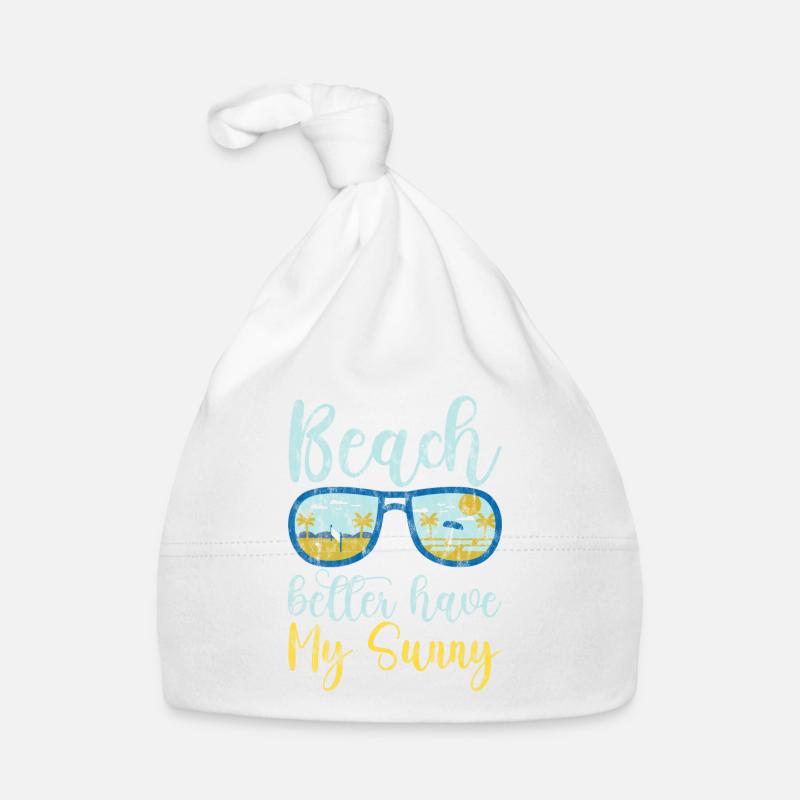 La plage a mieux mon soleil 3 Bonnet bio Bébé