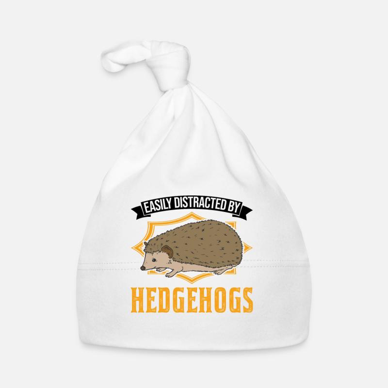 Easily distracted by Hedgehogs Igel Baby Bio-Mütze