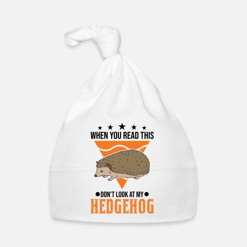 Hedgehog Gift Stacheligel Organic Baby Cap
