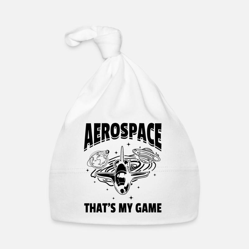 L’aérospatiale c’est mon jeu - Space Exploration Space Bonnet bio Bébé