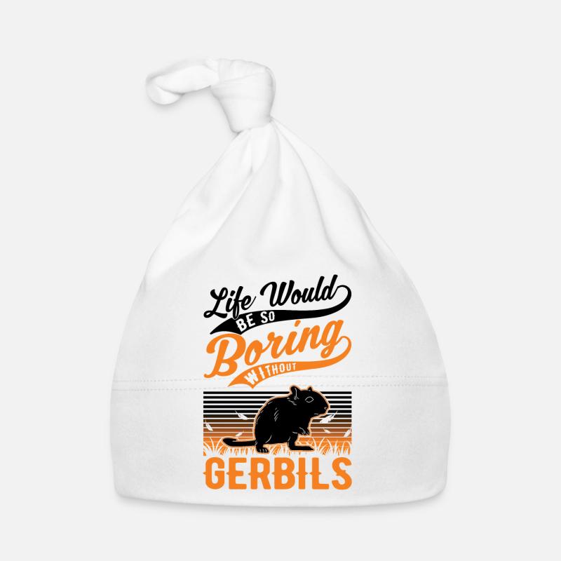Gerbil Geschenk Mongolische Rennratte Rennmaus Baby Bio-Mütze