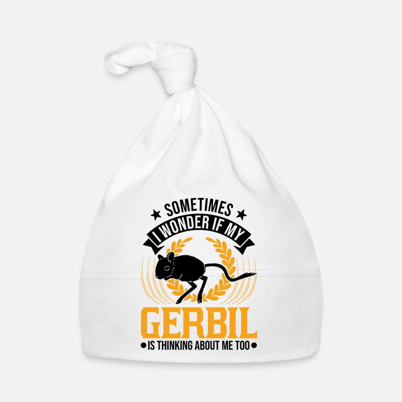 Gerbil Gift Mongolian Racing Rat Gerbil Organic Baby Cap