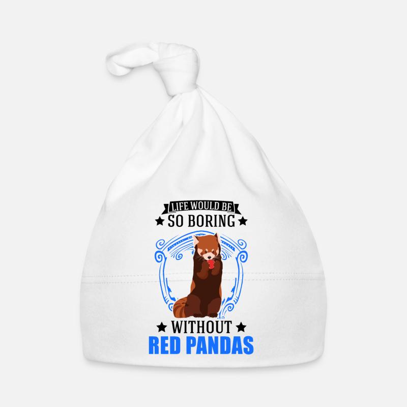 Red Panda Gift Cat Bear Red Panda Organic Baby Cap