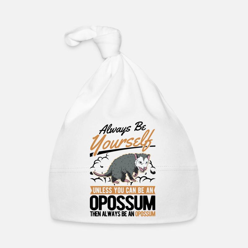 Opossum Geschenk Possum Beutelratte Baby Bio-Mütze