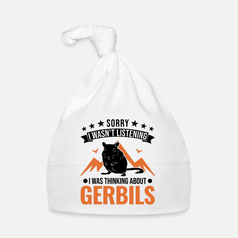 Gerbil Geschenk Mongolische Rennratte Rennmaus Baby Bio-Mütze