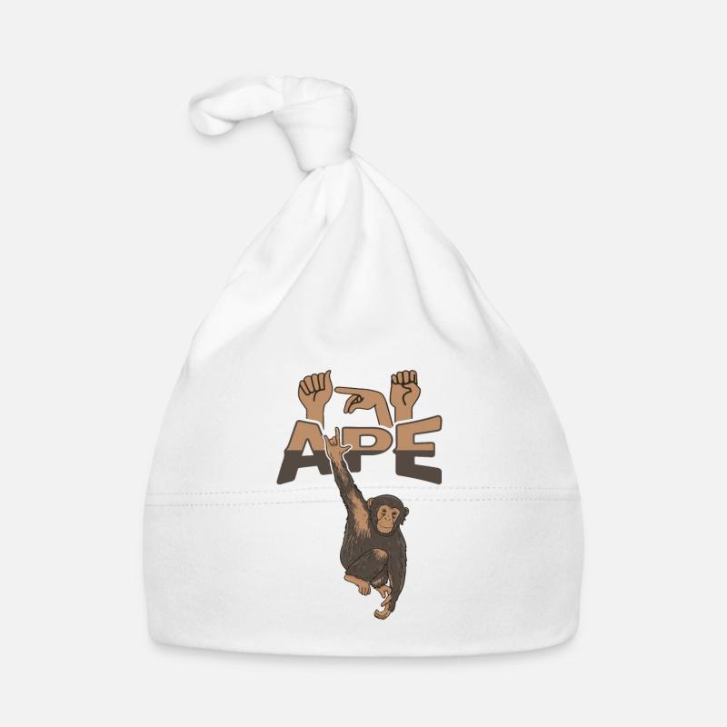 ILY Affe ASL Gebärdensprache Baby Bio-Mütze