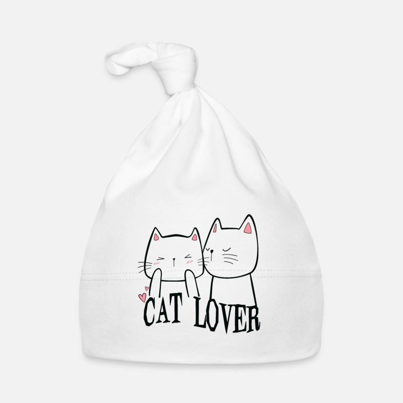 Wickedly Handsome Evil Cute Cat Organic Baby Cap