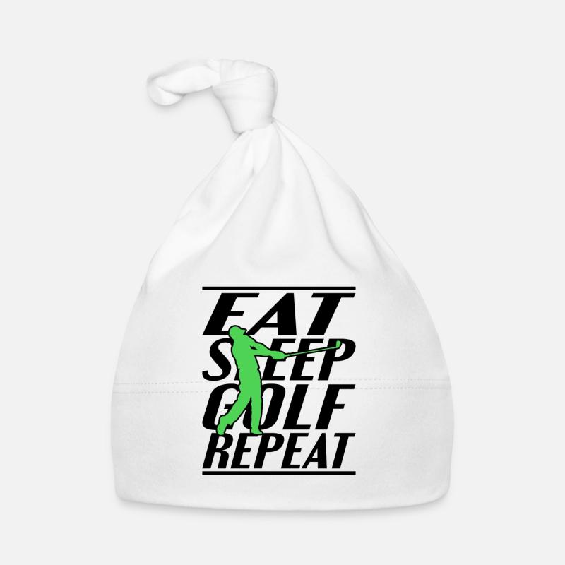 Food Sleeping Golf Organic Baby Cap