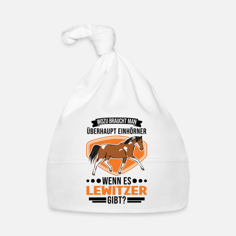 Lewitzer Einhorn Lewitzer Pferd Baby Bio-Mütze