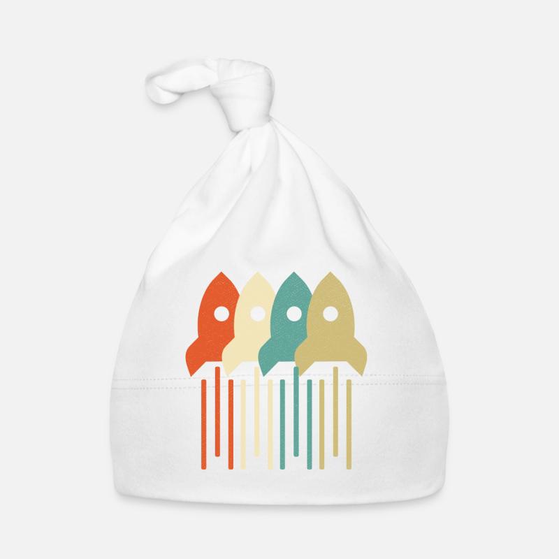 Vintage Rocket Scientist Aerospace Engineering Organic Baby Cap