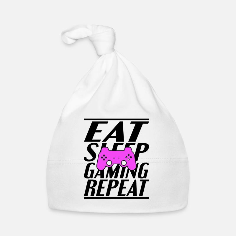 Eating Sleeping Gambling Organic Baby Cap