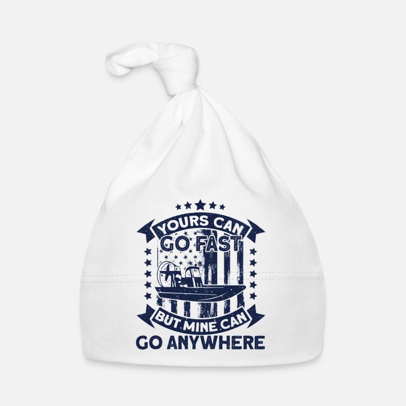 Sumpfboot Rennen Sumpfboot Boot Kapitän Geschenk Baby Bio-Mütze