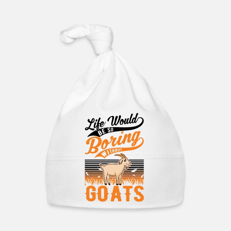 Chèvres Cadeau Chèvre Hôte Chèvre Bonnet bio Bébé