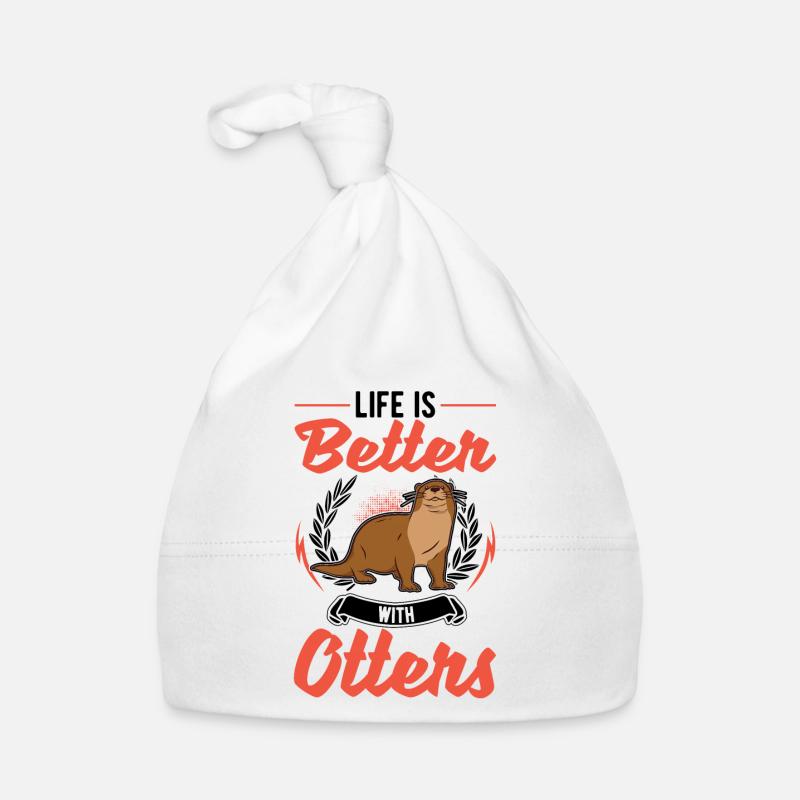 La vie est meilleure avec Otter Bonnet bio Bébé