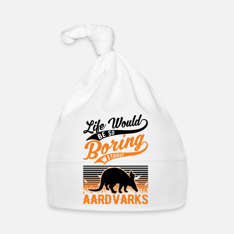 Erdferkel Geschenk Aardvark Baby Bio-Mütze