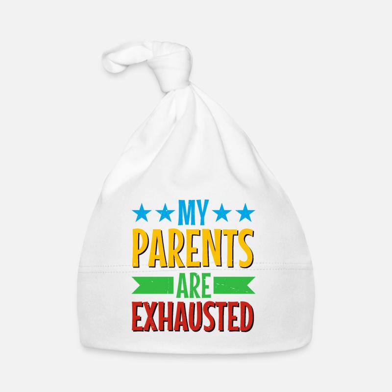 Mes parents sont épuisés Bonnet bio Bébé