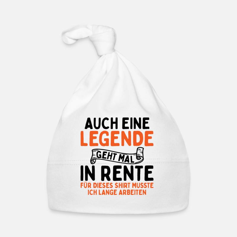 Auch Eine Legende Geht In Rente Baby Bio-Mütze