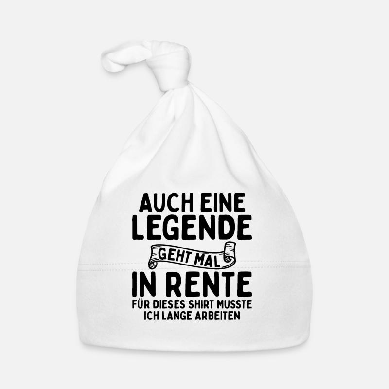 Auch Eine Legende Geht In Rente Baby Bio-Mütze