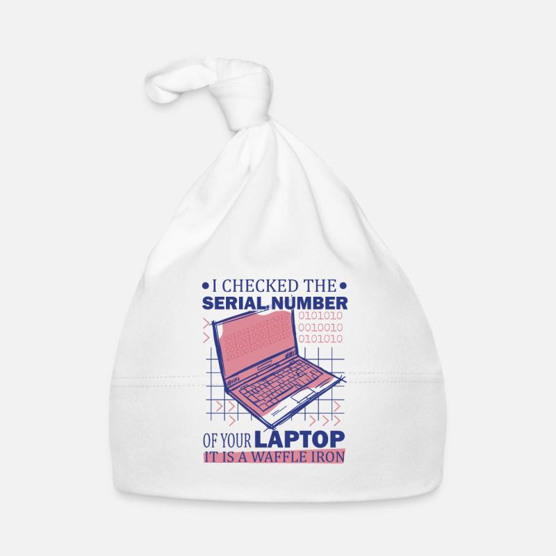 Funny Computer Science IT Support Organic Baby Cap
