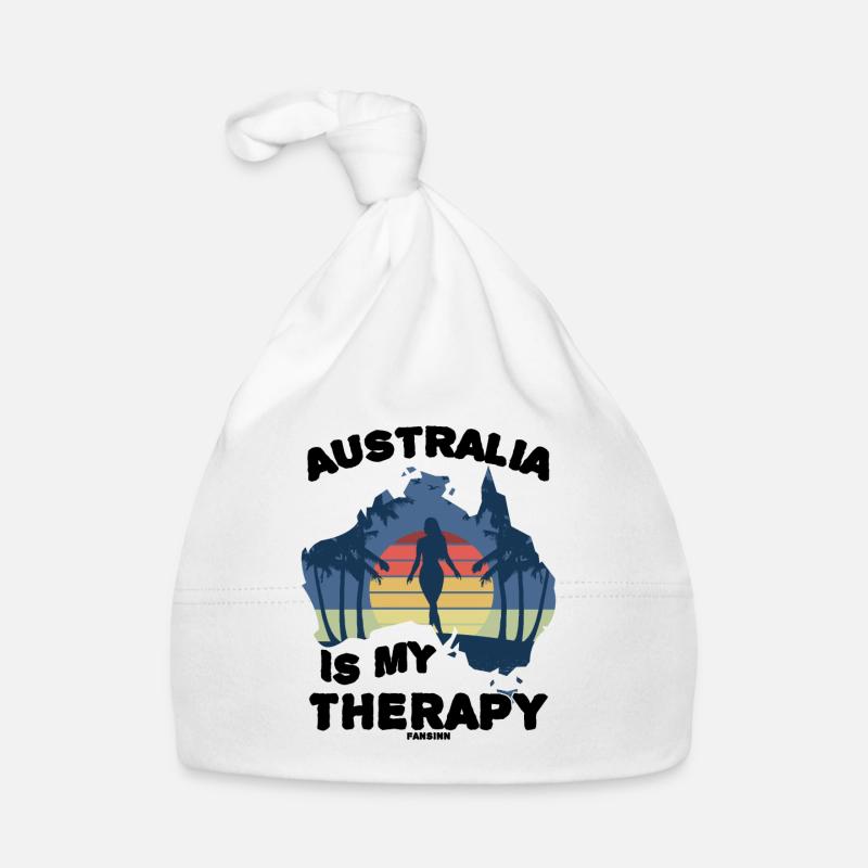 Australia Is My Therapy Baby Bio-Mütze