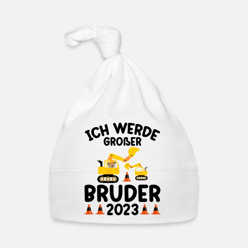 Ich Werde Großer Bruder 2023 Baby Bio-Mütze