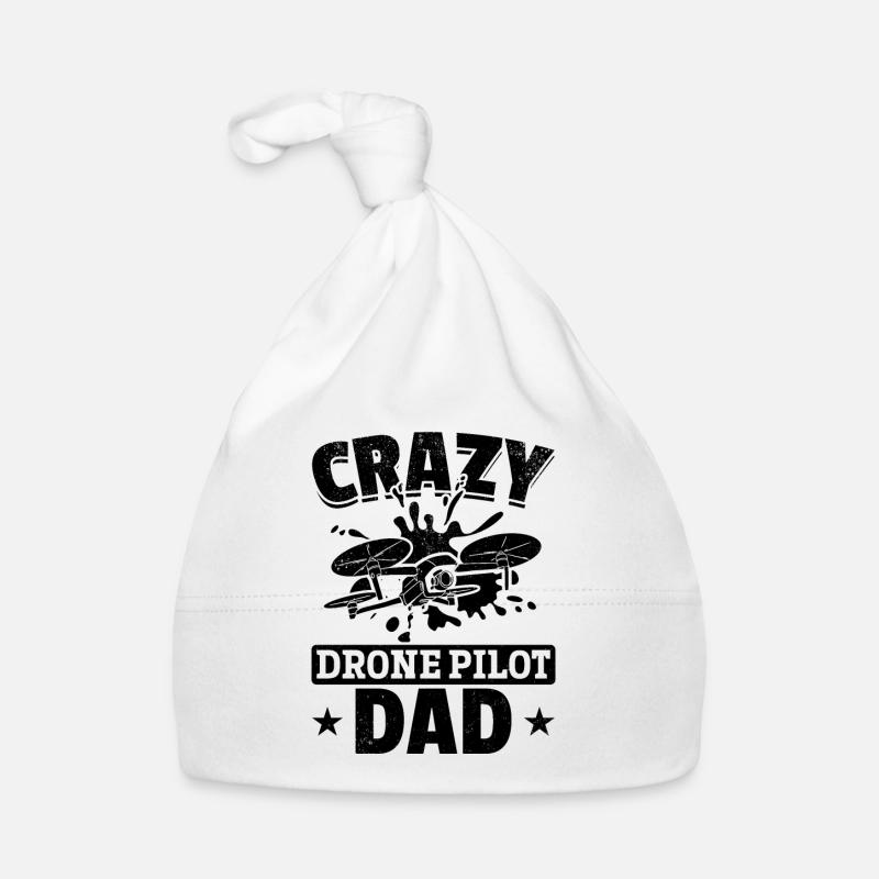 Crazy Drone Pilot Dad - Drone Pilot Daddy Drone Pi Baby Bio-Mütze