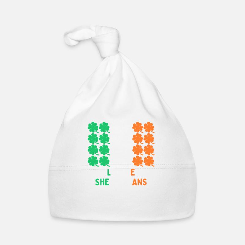 Fête de la Saint-Patrick Irlande Drapeau Clover Cadeau Bonnet bio Bébé