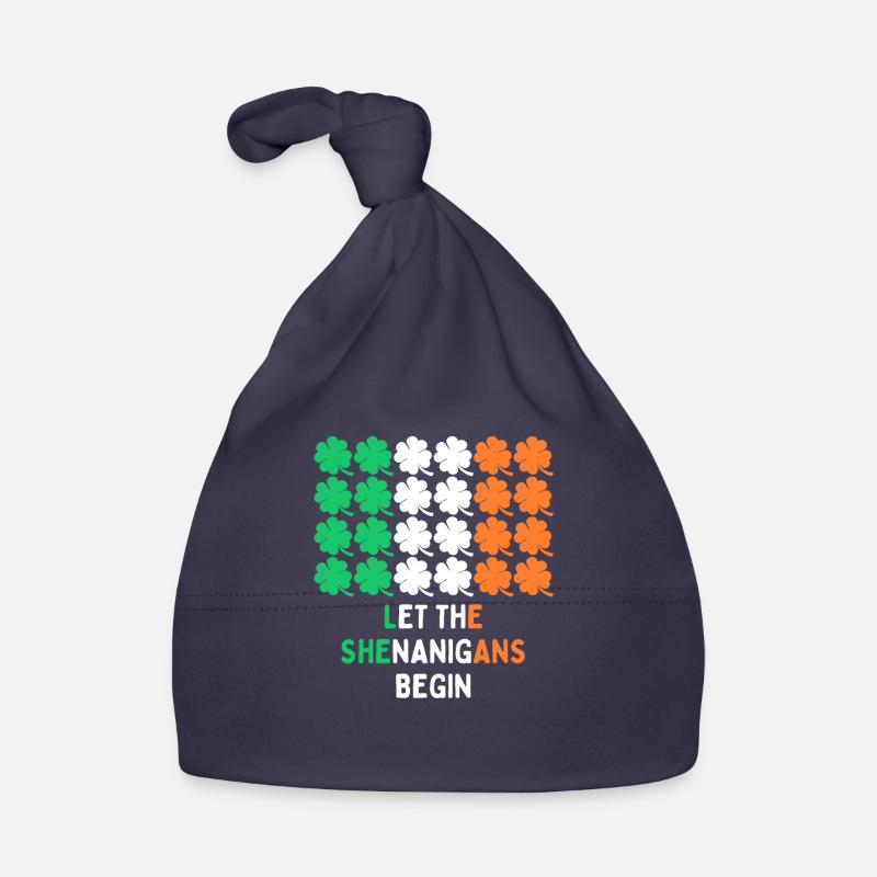 Fête de la Saint-Patrick Irlande Drapeau Clover Cadeau Bonnet bio Bébé