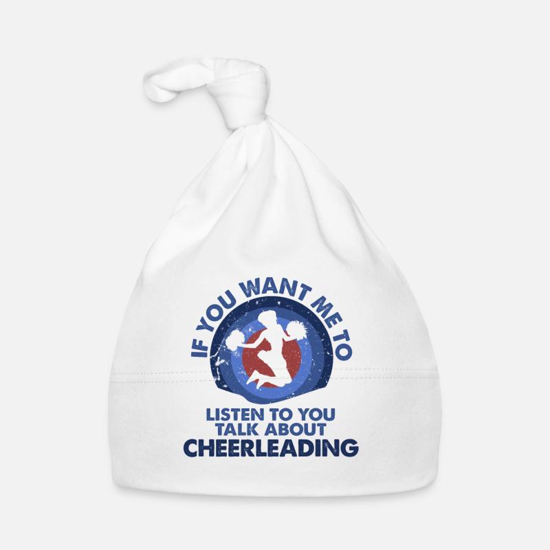 I want to hear cheerleading Organic Baby Cap