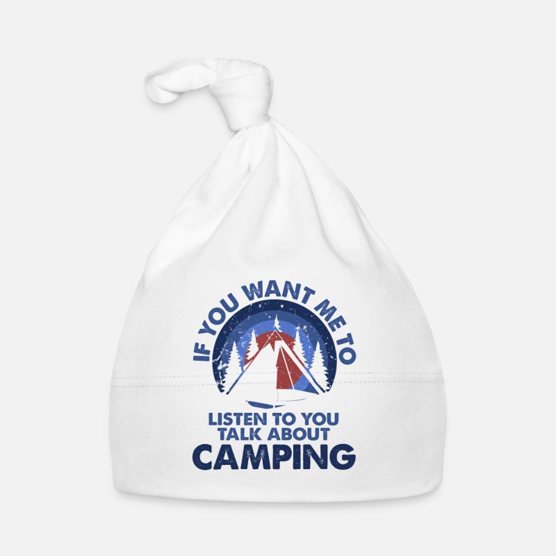Willst Du, Dass Ich Talk Camping Zuhöre? Baby Bio-Mütze