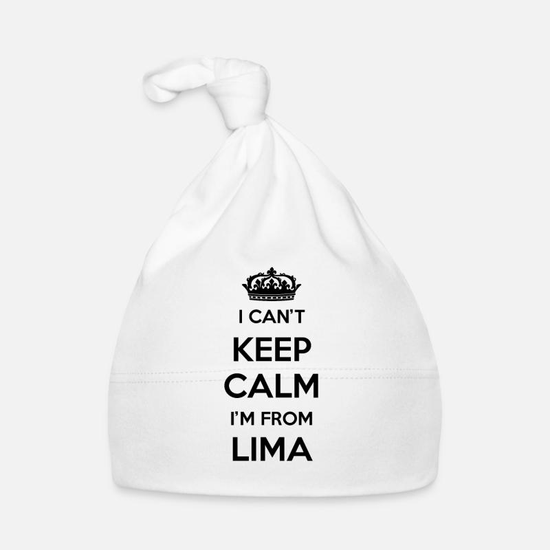 I can't stay calm, I'm from Lima Organic Baby Cap