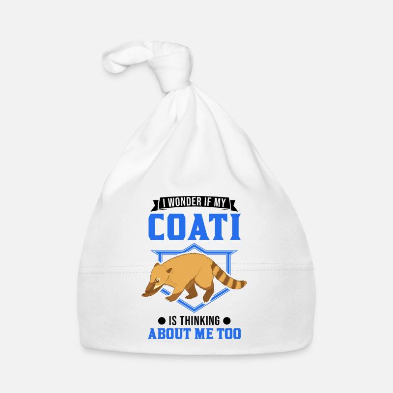 Coati Gift Coati Proboscis Organic Baby Cap