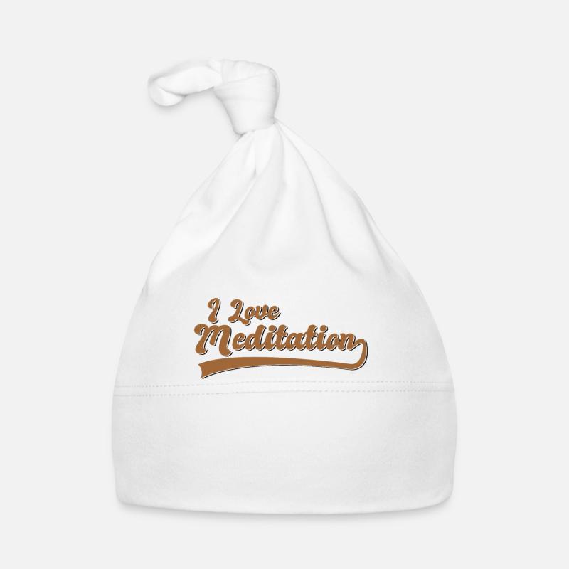 J’aime la méditation Bonnet bio Bébé