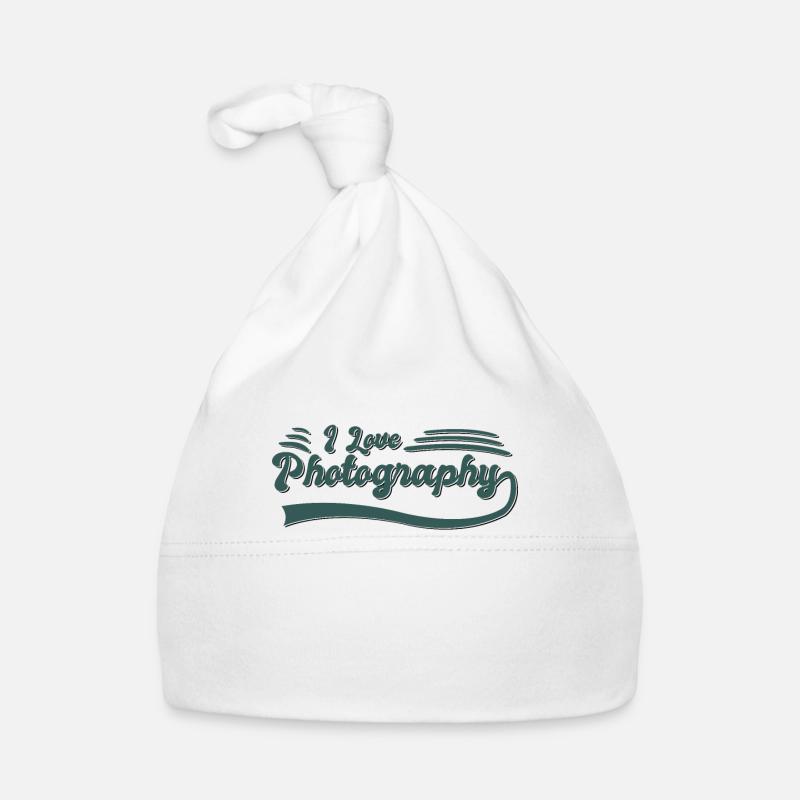 I love photography Organic Baby Cap