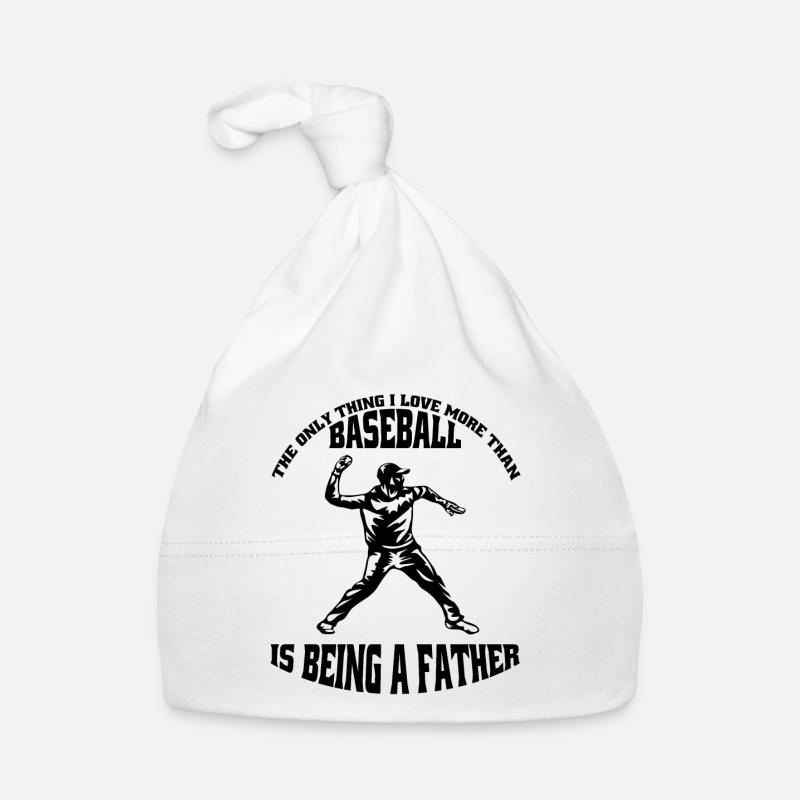 Baseball Father Baseball lover Baseball Game Dad Organic Baby Cap