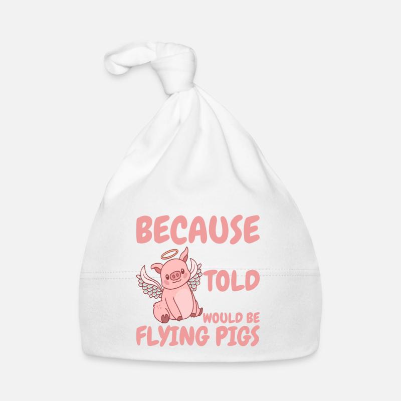 On m’a dit qu’il y aurait des cochons volants 10 Bonnet bio Bébé