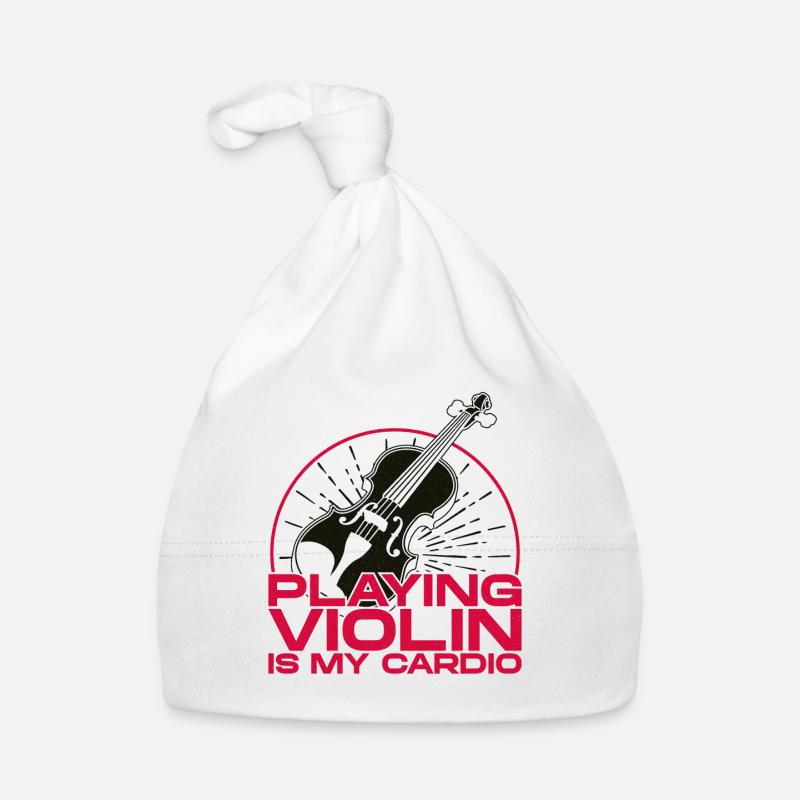 Violin Violinist Playing Violin Is Organic Baby Cap