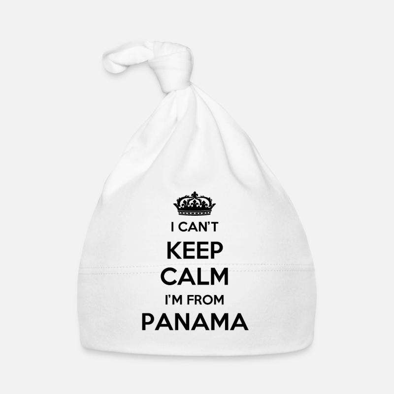 I can't stay calm, I'm from Panama Organic Baby Cap
