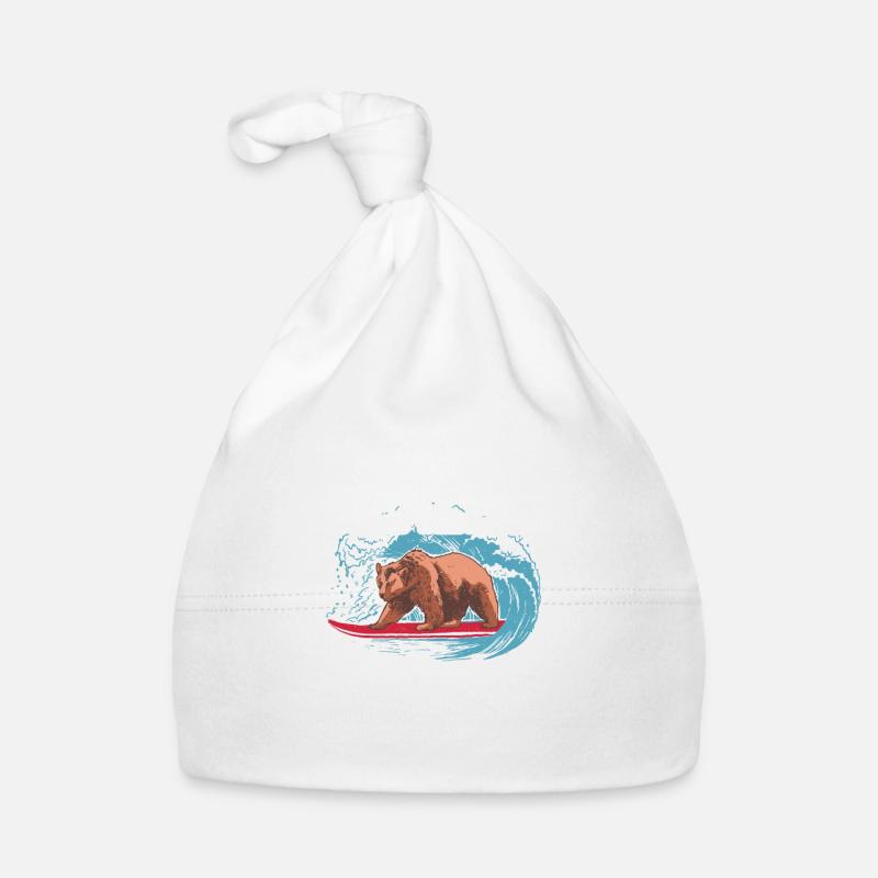 J’aime vraiment surfer d’accord Bonnet bio Bébé