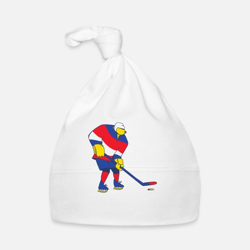 Eishockey Baby Bio-Mütze
