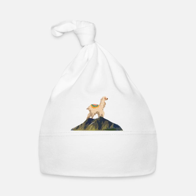 Alpaca Hiking Squad We Will Get There Baby Bio-Mütze
