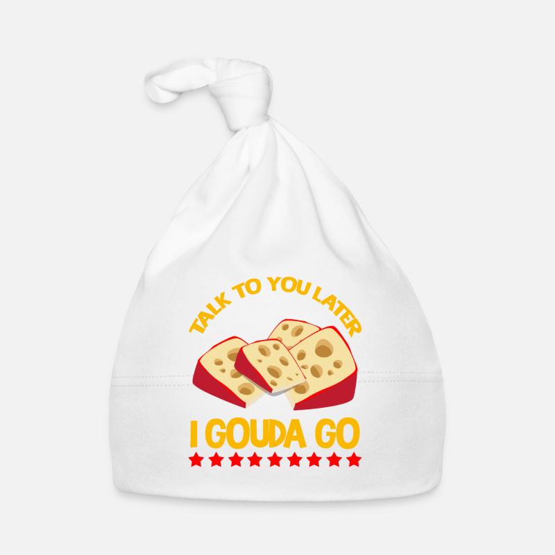 Devis fromagerie pour les amateurs de fromage Gouda et de Gouda - Bonnet bio Bébé - blanc