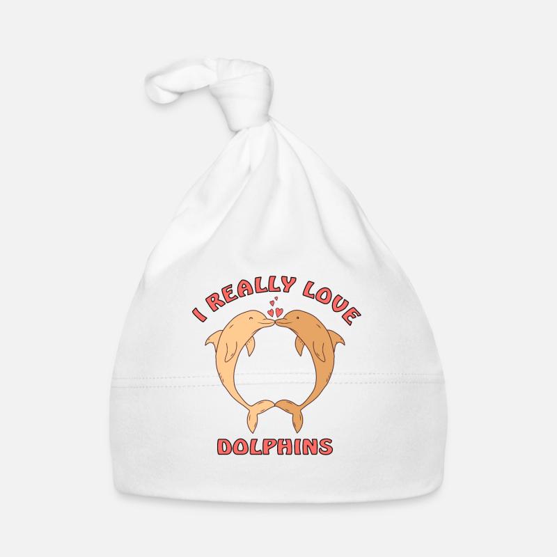J’adore les dauphins Bonnet bio Bébé