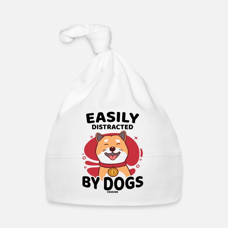 Facilement distrait par les chiens Bonnet bio Bébé