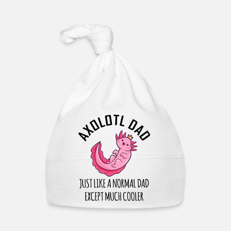 Papa Axolotl comme un papa normal Bonnet bio Bébé